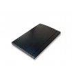 Caja Fibra Negra Oficio 5cm C/Elático