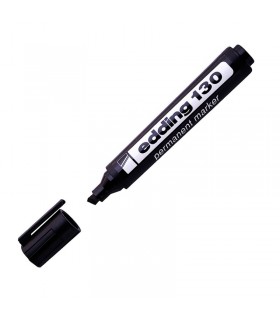 Marcador Edding 130 Negro Permanente