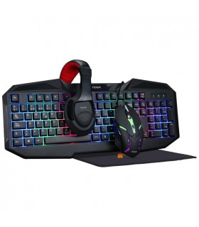 Teclado + Mouse Usb Gamer Nkb-403 4 En 1 - Noga Net