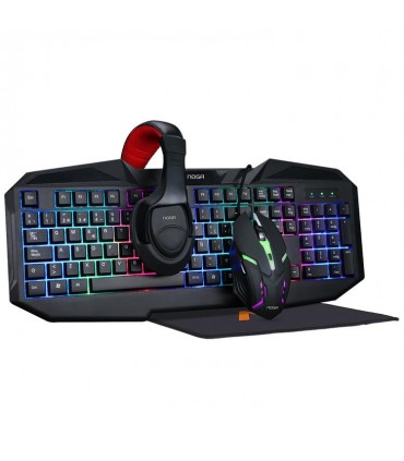 Teclado + Mouse Usb Gamer Nkb-403 4 En 1 - Noga Net