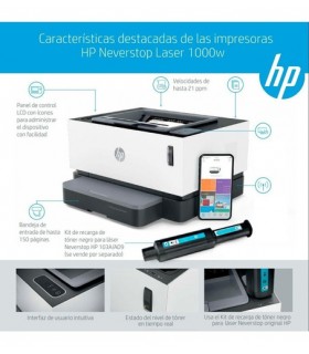 Impresora Hp Laser Neverstop Laser 1000W Hp4Ry23A