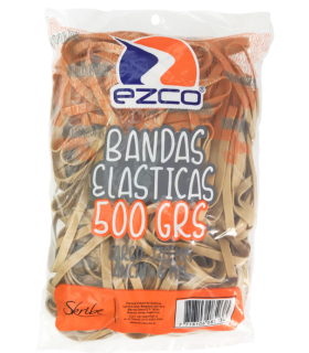 Bandas Elasticas Ezco 500 Gr 130Mmx6Mm