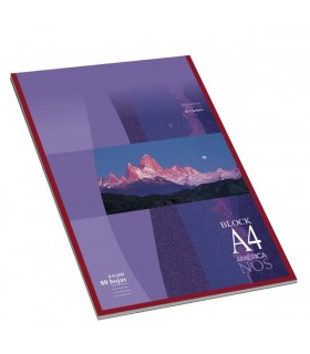 Block A4 America 80 Hojas Rayado