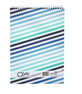 Block Alfa A5 80Hj Rayado Espiral