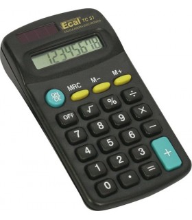 Calculadora Ecal Tc31 8 Dig 11 X 6 X 2 Cm
