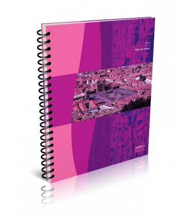 Cuaderno A4 Cuadriculado America Nos 80 Hojas Espiral
