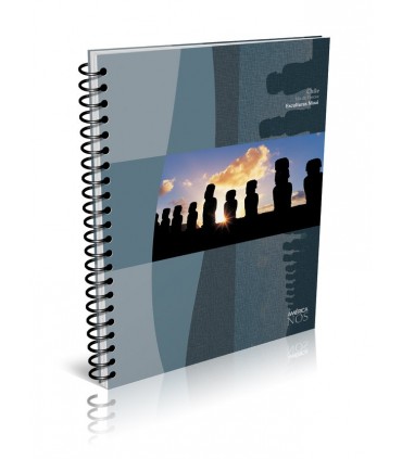 Cuaderno A4 Rayado America Nos 80 Hojas Espiral
