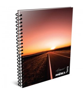 Cuaderno A4 Rayado America Terra Foto 80 Hojas