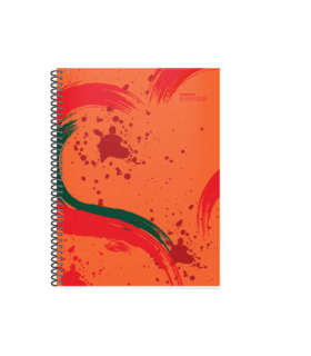 Cuaderno A4 Cuadriculado Ledesma Essential 84H Rojo