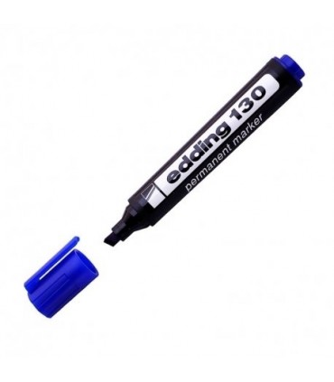 Marcador Edding 130 Azul Permanente