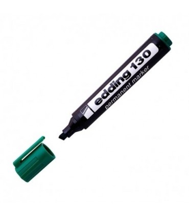 Marcador Edding 130 Verde Permanente