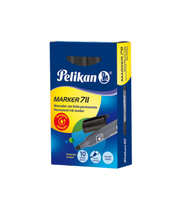 Marcador Pelikan 711 Negro Permanente