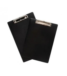 Placa Aprieta Papeles Liggo A4 Negra