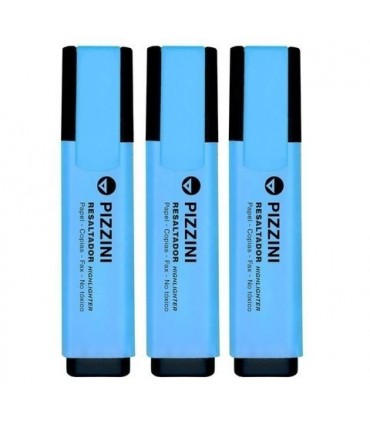 Resaltador Pizzini Celeste