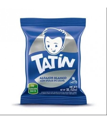 Alfajor Tatín Blanco X33 Grs
