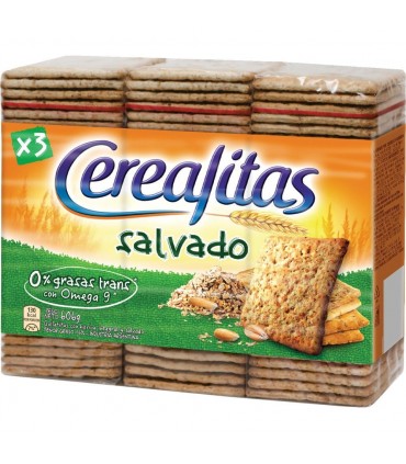 Galletas Cerealitas Salvado 3x202 Grs