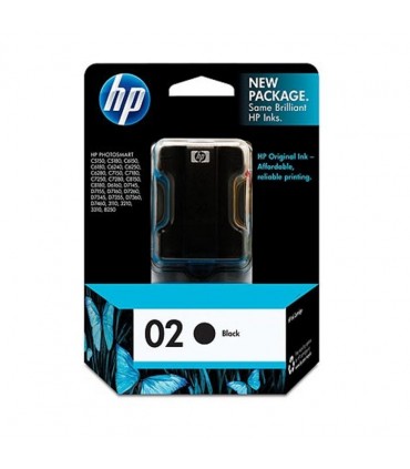 Cartucho hp 02 Negro