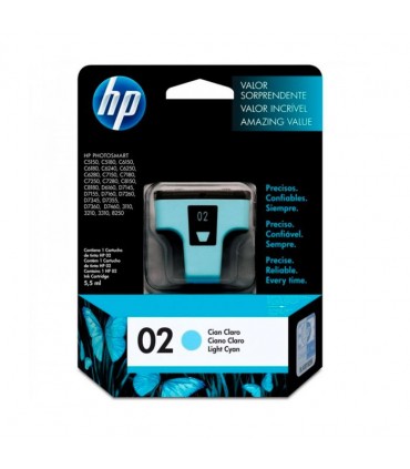 Cartucho hp 02 Cyan Light